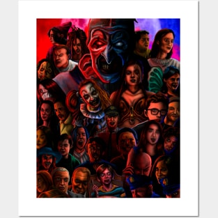 Horror Clown Posters and Art